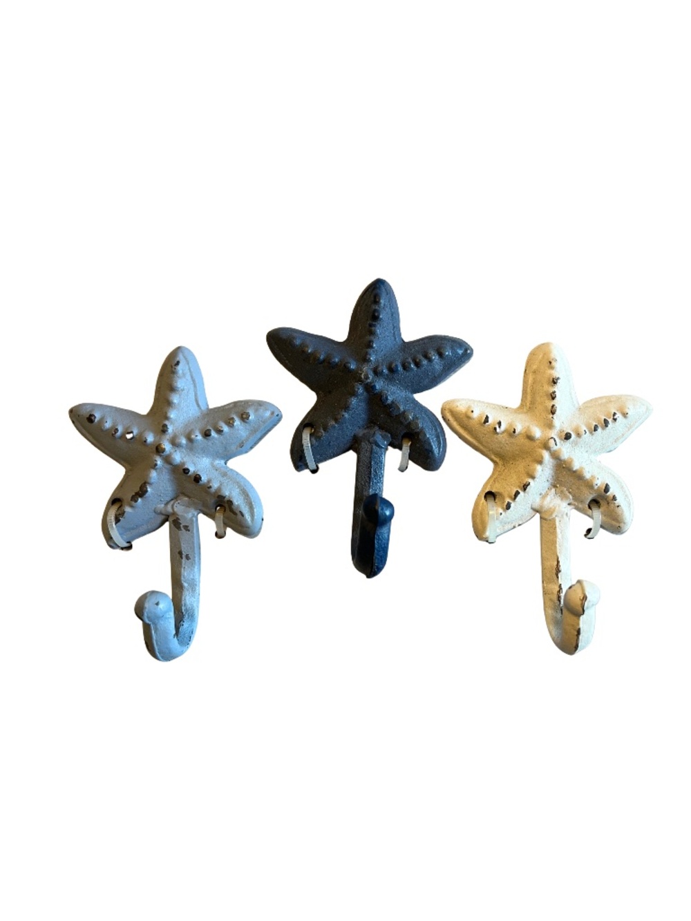 Coastal Decorative Wall Hooks Set of 3 NWT